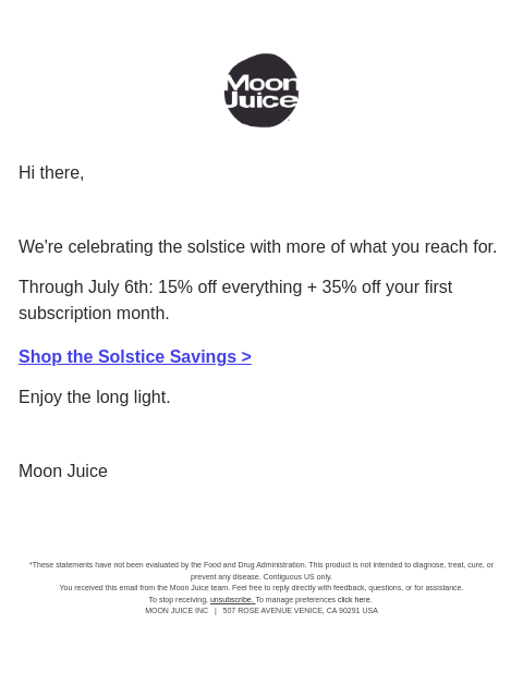 moonjuice newsletter: up to 35% off sitewide