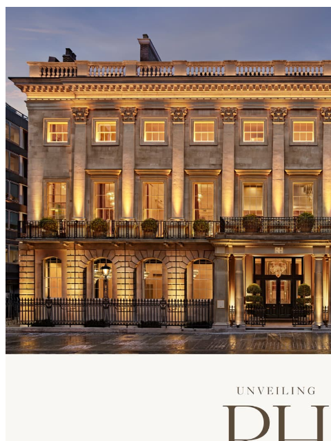 rh newsletter: Unveiling RH London, The Gallery in Mayfair. Now O...