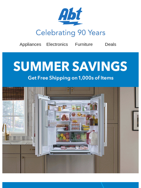 abt newsletter: Our Summer Savings Are Still Going...