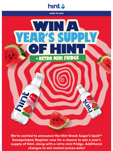 Enter for a chance to win a year's supply of Hint! ͏ ͏ ͏ ͏ ͏ ͏ ͏ ͏ ͏ ͏ ͏ ͏ ͏ ͏ ͏ ͏ ͏ ͏ ͏ ͏ ͏ ͏ ͏ ͏ ͏ ͏ ͏ ͏ ͏ ͏ ͏ ͏ ͏ ͏ ͏ ͏ ͏ ͏ ͏ ͏ ͏ ͏ ͏ ͏ ͏ ͏ ͏ ͏ ͏ ͏ ͏ ͏ ͏ ͏ ͏ ͏ ͏ ͏ ͏ ͏ ͏ ͏ ͏ ͏ ͏ ͏ ͏ ͏ ͏ ͏ ͏ ͏ ͏