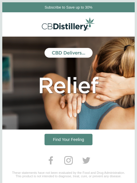 thecbdistillery newsletter: Find the Feeling You Need