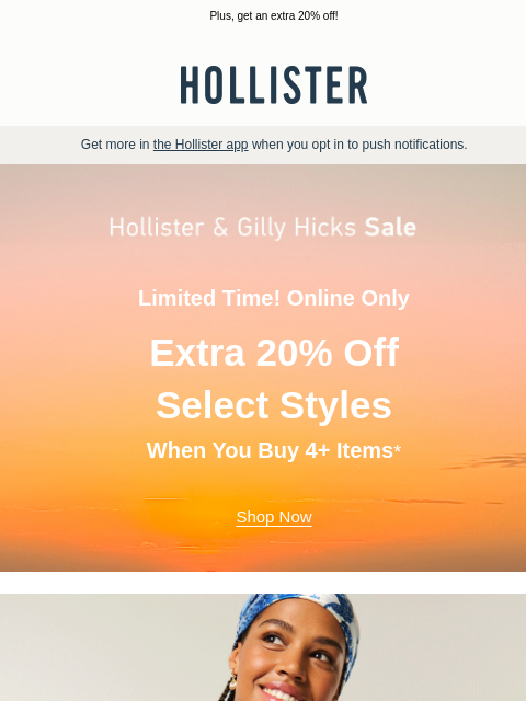 hollisterco newsletter: Our NEW Taylor Tube Top.