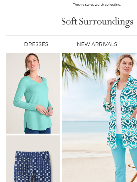 softsurroundings newsletter: Better Basics, Better Outfits.