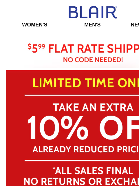 blair newsletter: 85% + EXTRA 10% = Huge Weekend Scores!