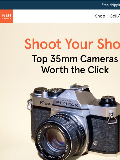 keh newsletter: The best film cameras your kit needs 📸