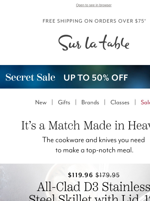 surlatable newsletter: Dynamic Duo: Cookware Meets Cutlery