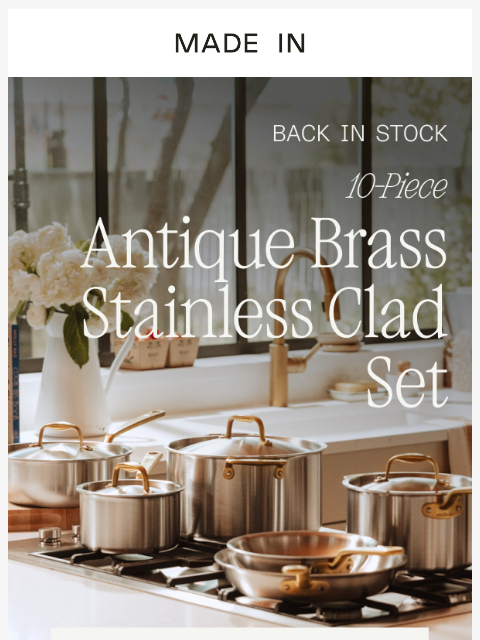 madeincookware newsletter: This Limited-Edition Set Is Back