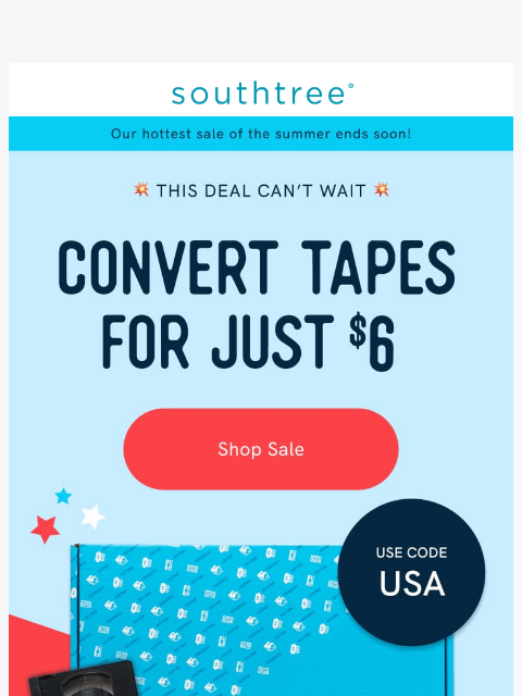 southtree newsletter: Deeper discounts = time to shop NOW.