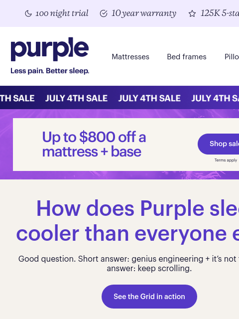purple newsletter: Hot sleeper? That’s literally what the Grid’s for.