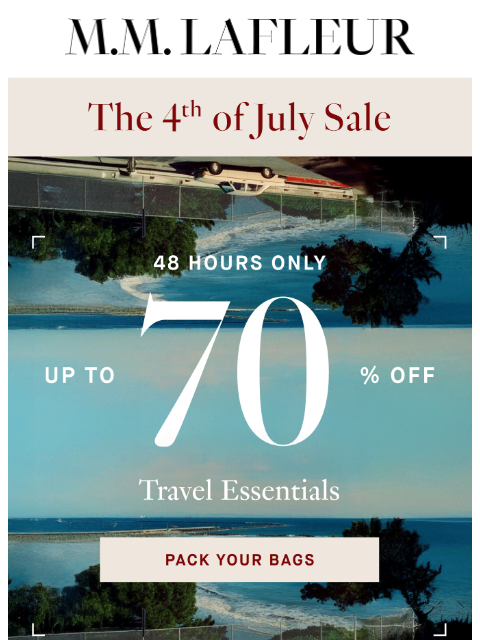 mmlafleur newsletter: 48 HRS Only: Where do you think you’re going?