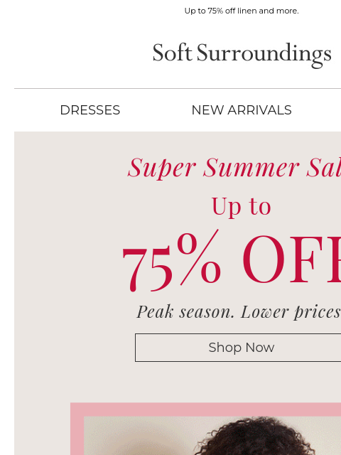 softsurroundings newsletter: Hundreds of Styles on Sale