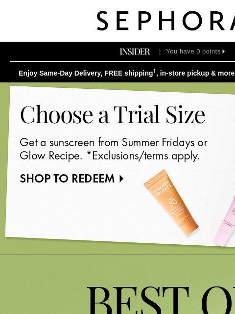 sephora newsletter: Open up! 💌 Bestselling beauty inside