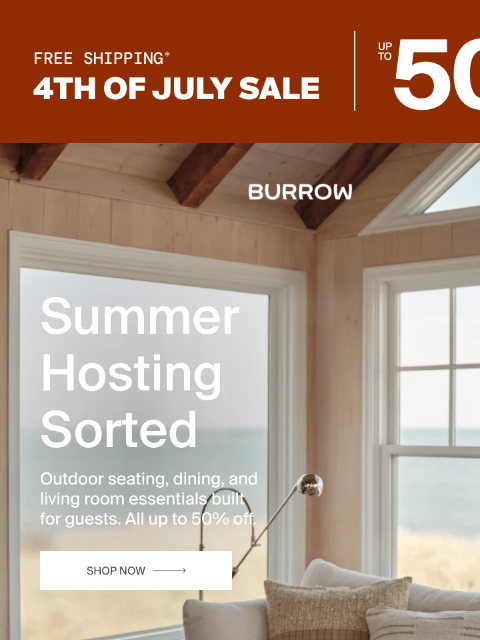 burrow newsletter: Everything you need to host