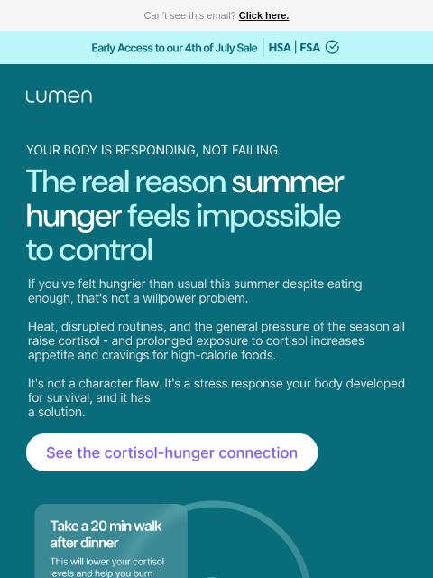 lumen newsletter: Summer Hunger Got You Feeling Crazy? Here’s What Y...