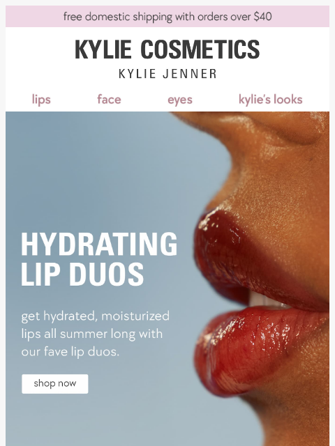 kyliecosmetics newsletter: lip duos we love 💞