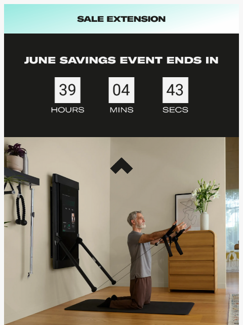 tonal newsletter: Sale extended: Save 20% on Tonal 2