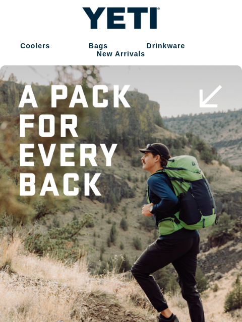 yeti newsletter: Take A Look At Our Full Backpack Lineup