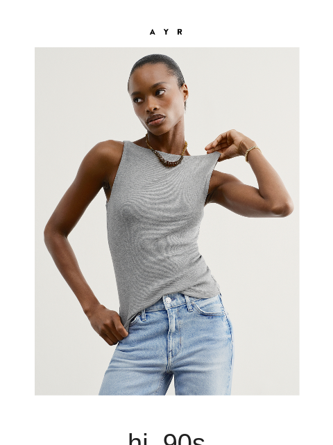 ayr newsletter: the perfect boatneck tank