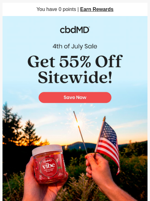 cbdmd newsletter: Stock Up Before Your Long Weekend Out