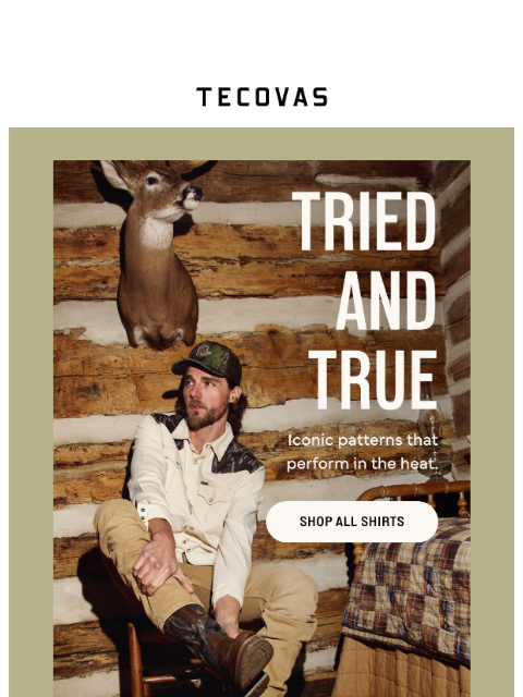tecovas newsletter: Tecovas x Mossy Oak