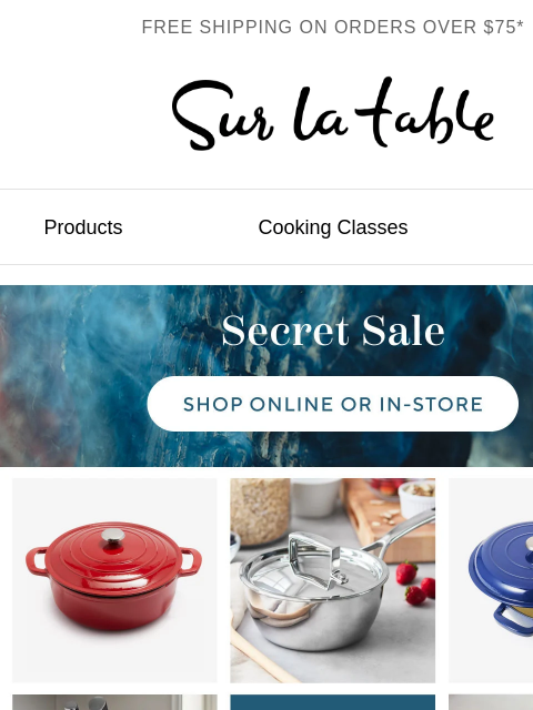 surlatable newsletter: We're not very good at keeping secrets.