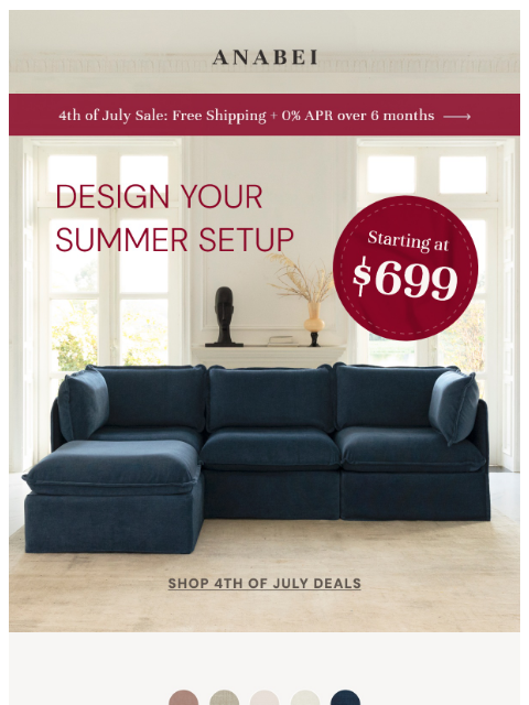 anabei newsletter: 4th of July Savings Are Heating Up