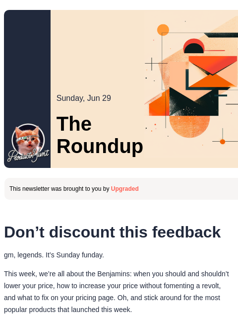 producthunt newsletter: 😸 Name your price
