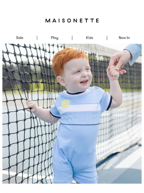maisonette newsletter: 🎾 Court-Ready Looks You’ll Love