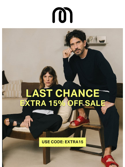 mahabis newsletter: Ends Tonight - Extra 15% off Sale