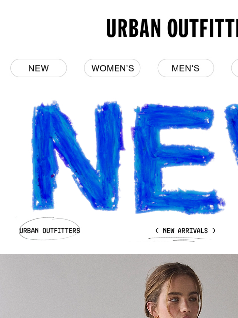 urbanoutfitters newsletter: 🥁 …NEW ARRIVALS are here