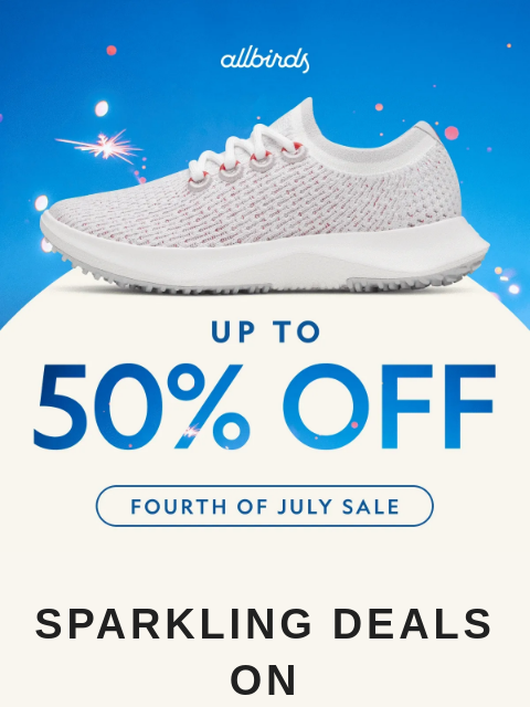 allbirds newsletter: Last-Chance Styles Up To 50% Off 🎆