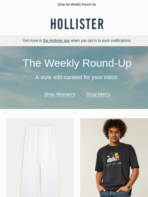 hollisterco newsletter: Summer to-do list.