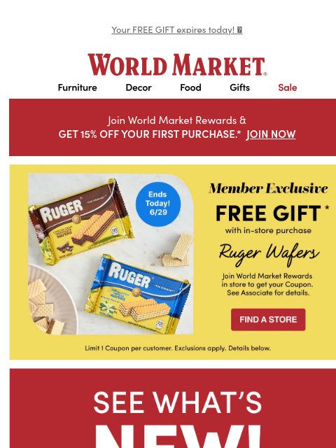 emailworldmarket newsletter: 👉 Get a little something NEW