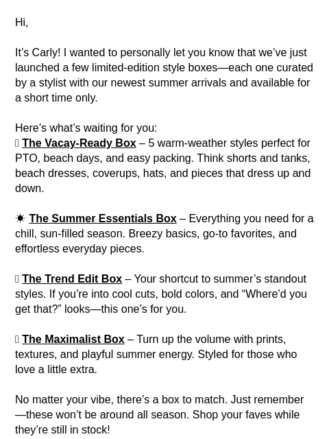 dia newsletter: RE: Now Available in your next Dia Box: The Latest...