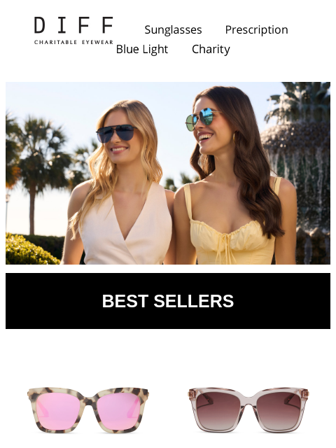diffeyewear newsletter: Summer Sunnies Your Way ❤️