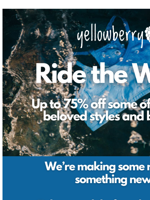 yellowberrycompany newsletter: SALE TIME!!