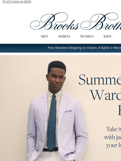 brooksbrothers newsletter: Instantly styled. Sport coats & blazers at 30% off...