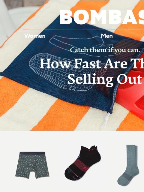 bombas newsletter: Holy Sole-y, These Are Going Fast