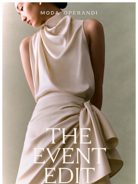 modaoperandi newsletter: Make an ENTRANCE