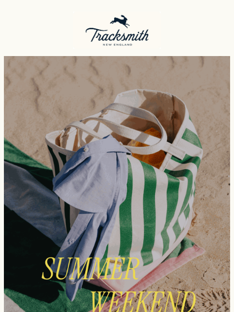 tracksmith newsletter: New Summer Essentials