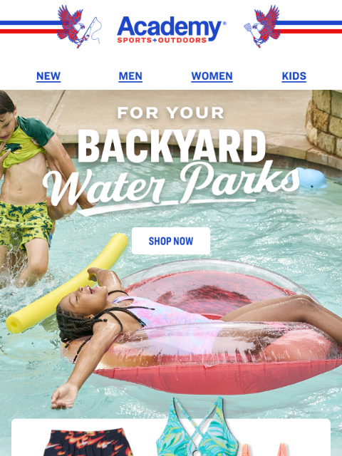 academy newsletter: Hurry: 50% OFF Swimwear for the Family