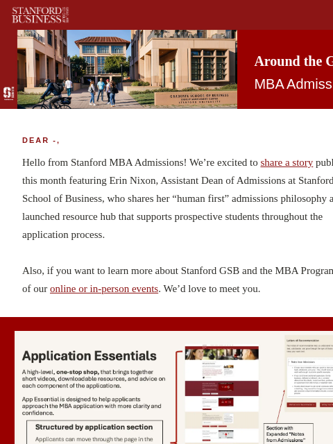 stanford newsletter: Around the GSB | June 2026