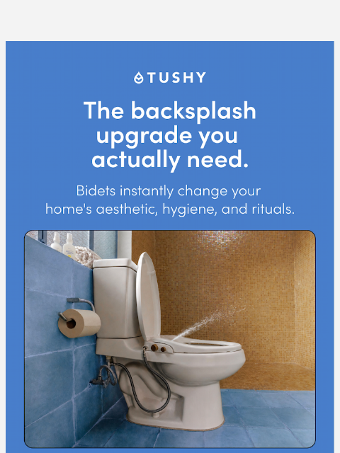 hellotushy newsletter: The 8.5 minute home upgrade