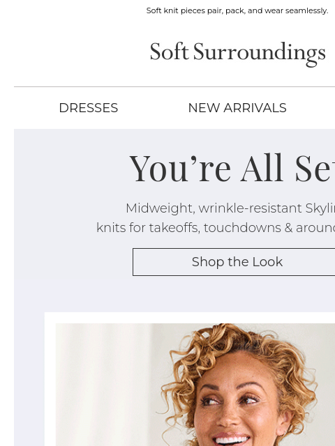 softsurroundings newsletter: The Summer Travel Outfit