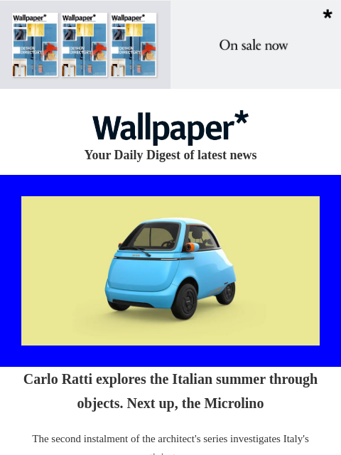 futureplc newsletter: Why the Microlino is a masterpiece of Italian desi...