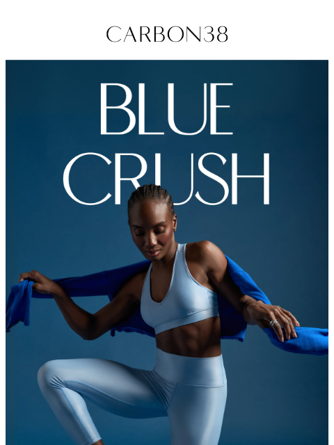 carbon38 newsletter: Blue is the New You