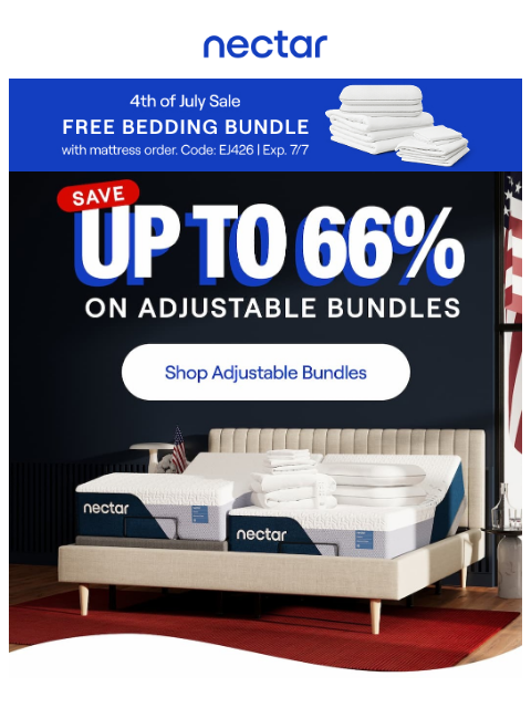 nectarsleep newsletter: Bed + adjustable base + bedding = holiday comfort,...