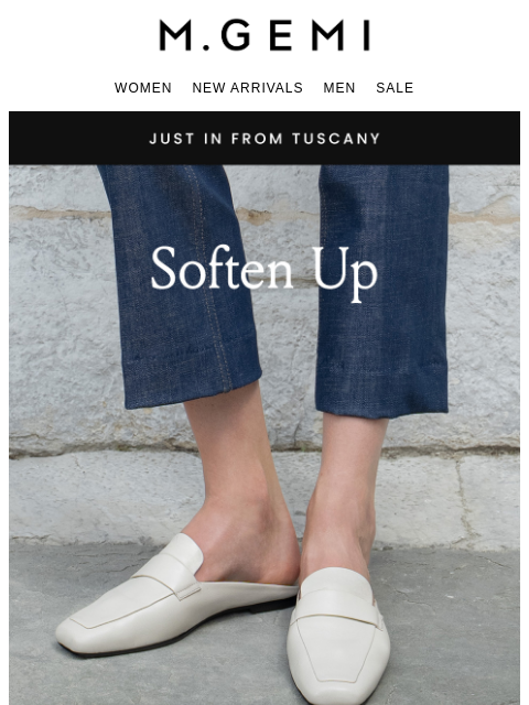 mgemi newsletter: New: A Summer-Ready Soft Loafer
