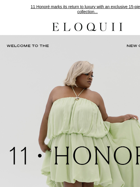 eloquii newsletter: Luxury Redefined for Sizes 10-28
