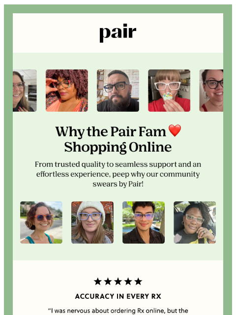 paireyewear newsletter: Wondering If Pair Is For You?